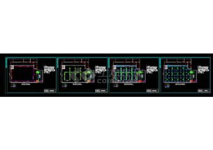 某凈化廠廠房布置CAD平面施工設計圖的工業設計服務方案